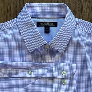 Banana Republic non-iron tailored slim fit shirt